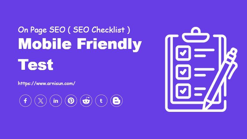 Mobile Friendly Test