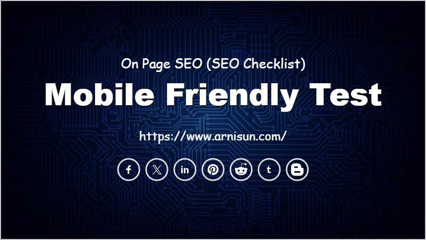 Mobile Friendly Test