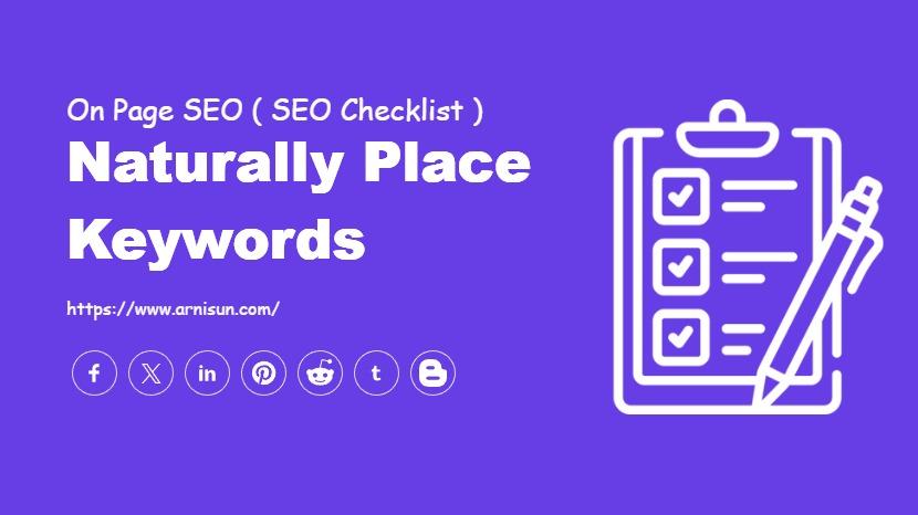 Naturally Place Keywords
