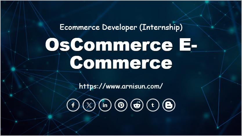 osCommerce E-Commerce
