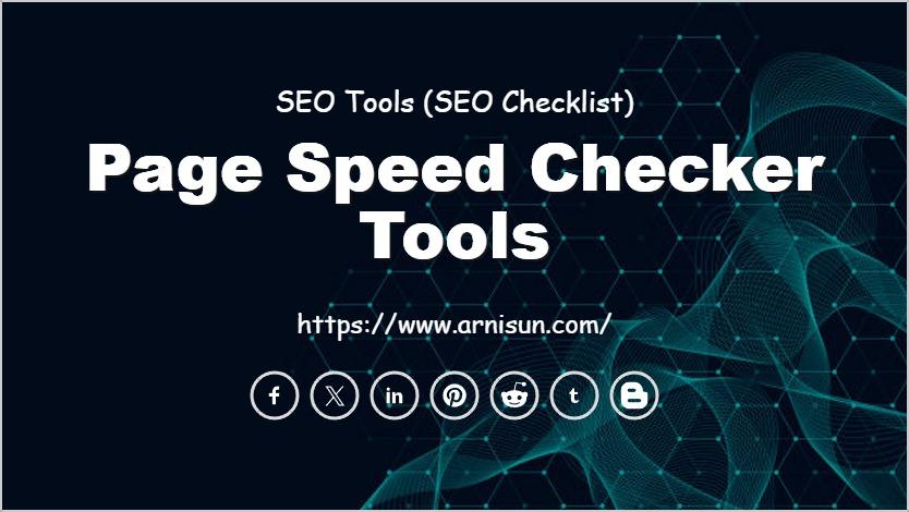 Page Speed Checker Tools
