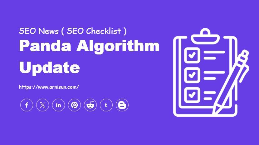 Panda Algorithm Update