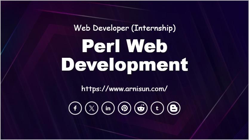 Perl Web Development