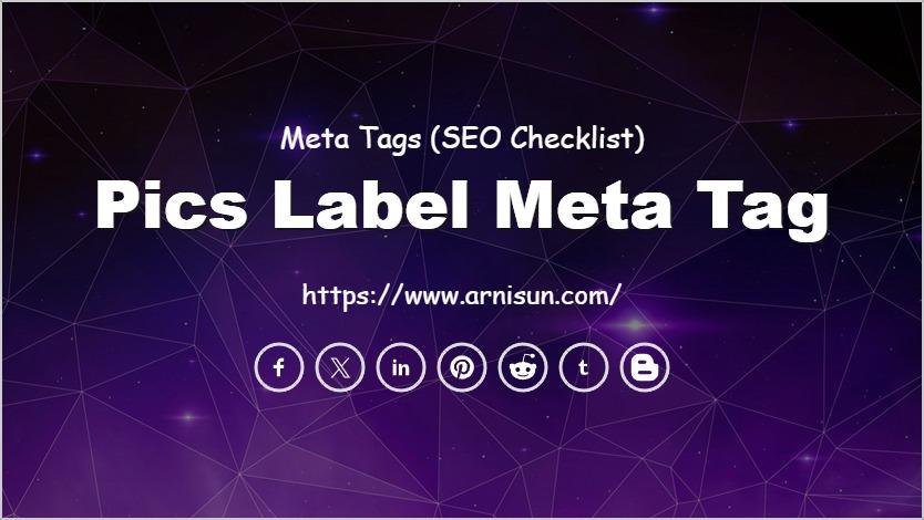 Pics Label Meta Tag