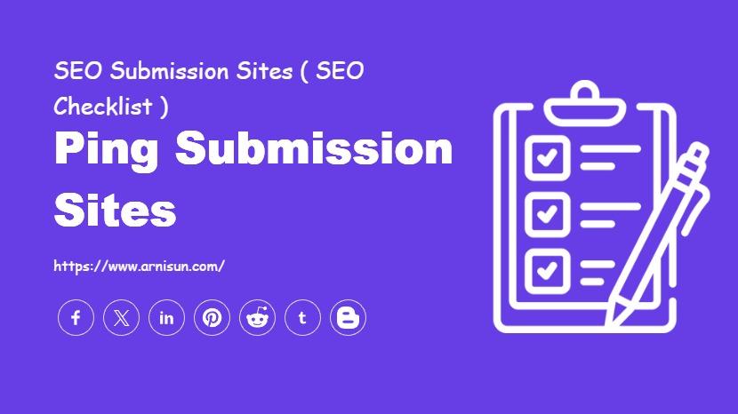 Ping Submission Sites