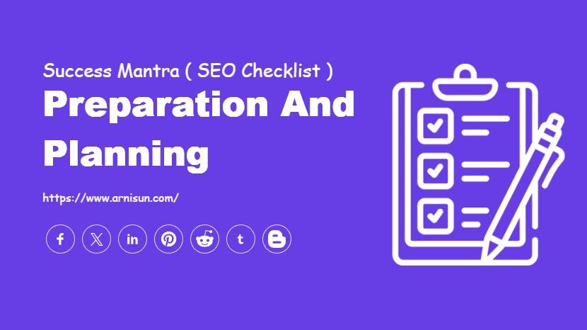 Preparation and Planning