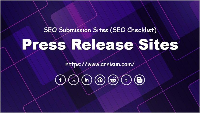 Press Release Sites