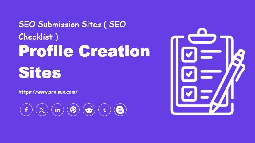 Profile Creation Sites