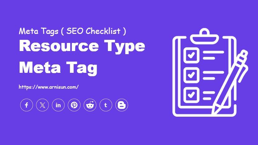 Resource Type Meta Tag