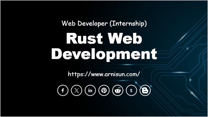 Rust Web Development