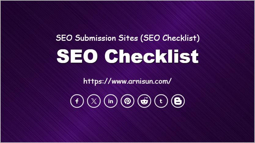 SEO Audit Checklist