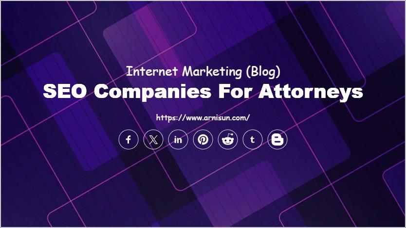 SEO Companies for Attorneys