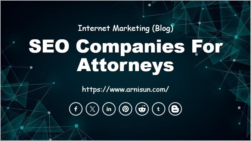 SEO Companies for Attorneys