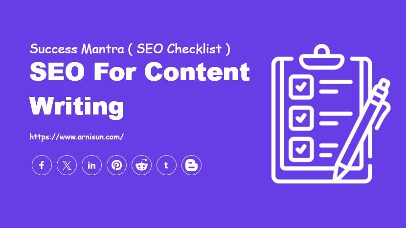 SEO for Content Writing