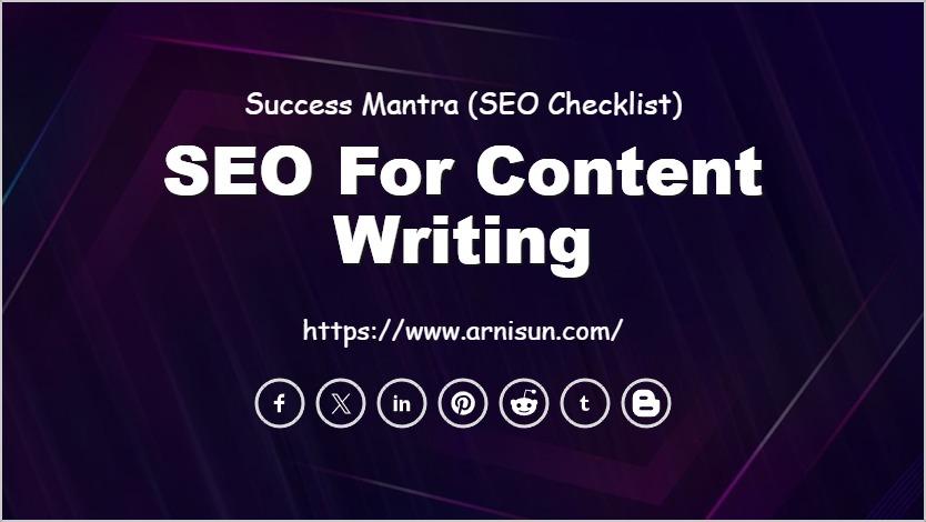 SEO for Content Writing