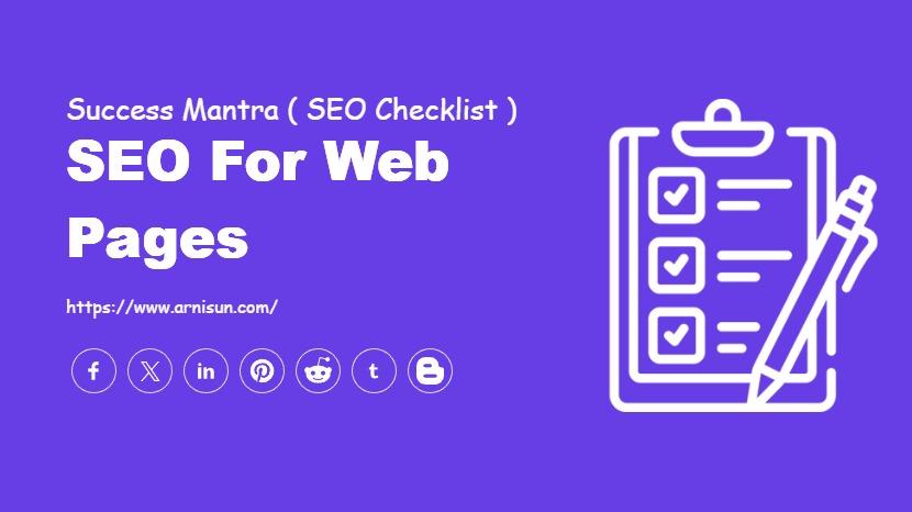 SEO for Web Pages