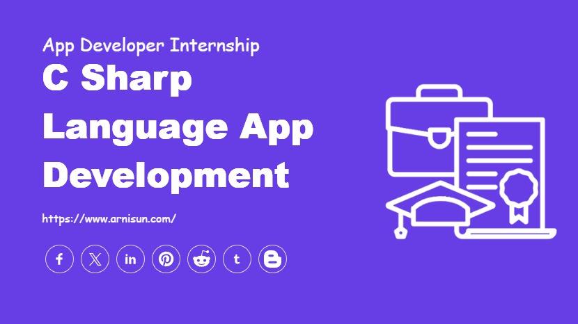 C Sharp Language App Development