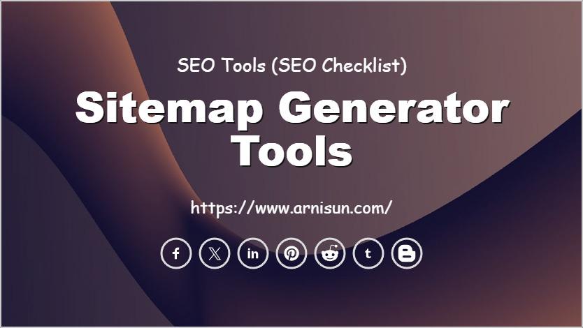 Sitemap Generator Tools