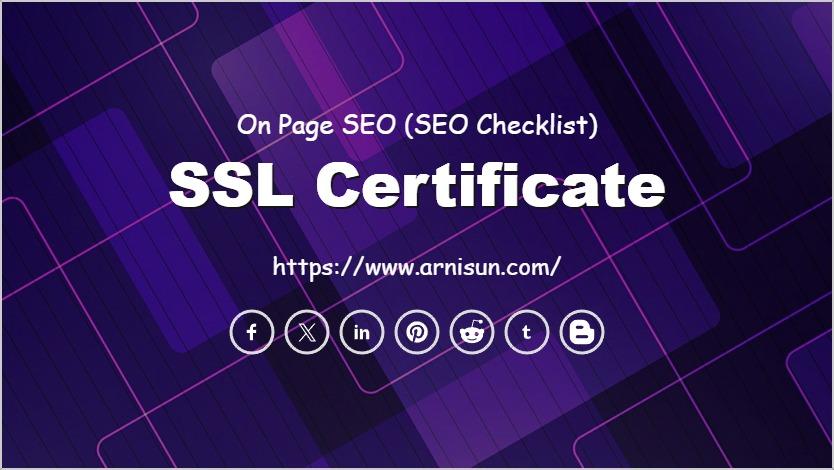 SSL Certificate