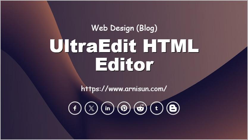 UltraEdit HTML Editor