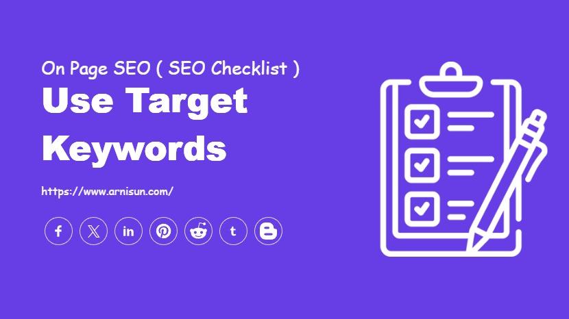 Target Keywords