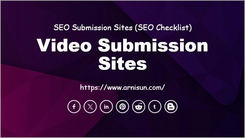Video Submission Sites