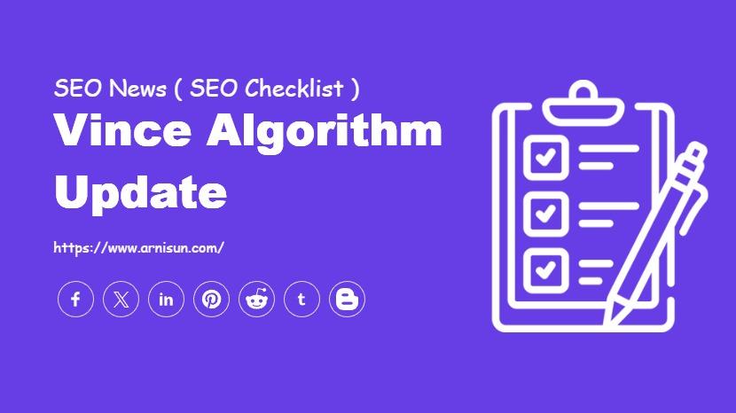 Vince Algorithm Update