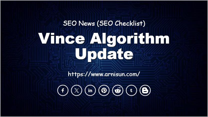 Vince Algorithm Update