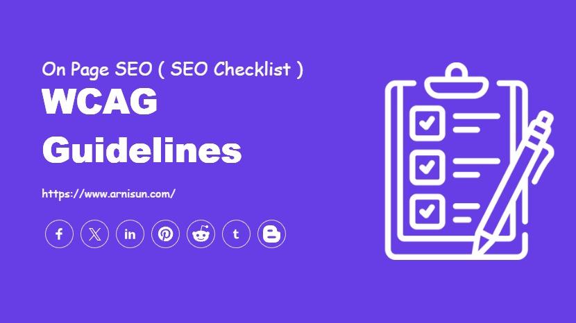 WCAG Guidelines
