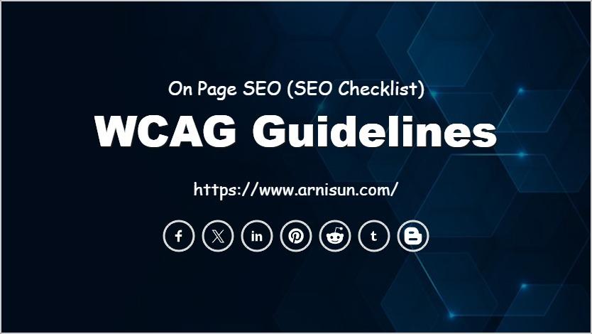 WCAG Guidelines