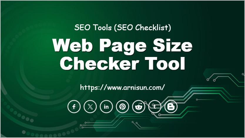 Web Page Size Checker Tool