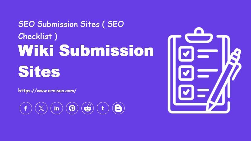 Wiki Submission Sites