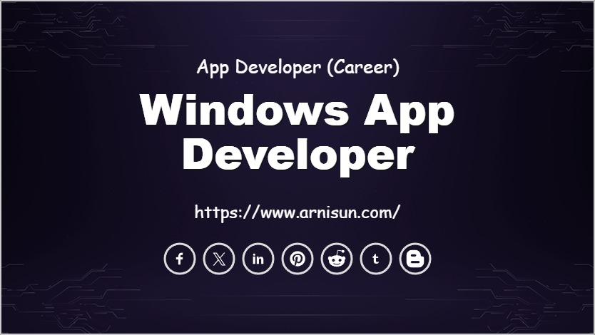 windows app developer