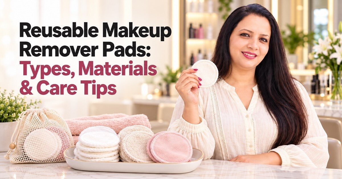 Reusable Makeup Remover Pads: Types, Materials & Care Tips